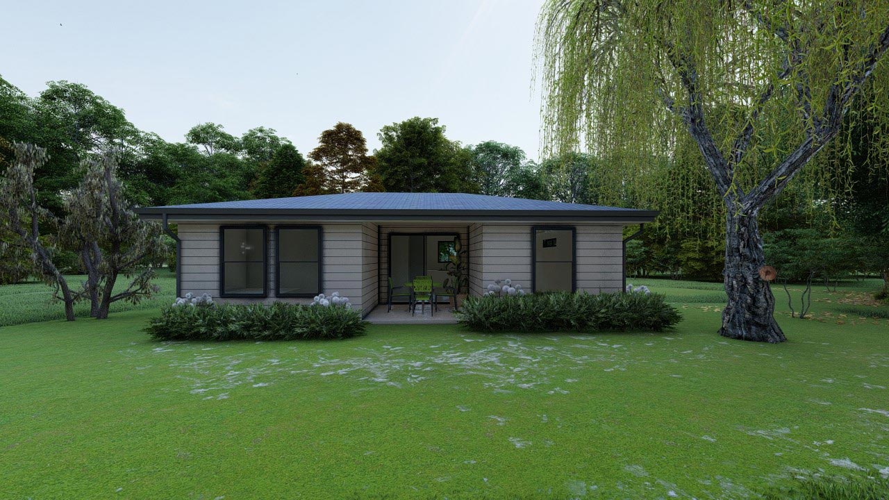 70m2 two or three bedroom granny flat The Emerald