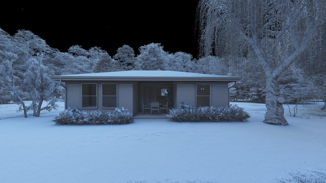 70m2 two or three bedroom granny flat The Emerald