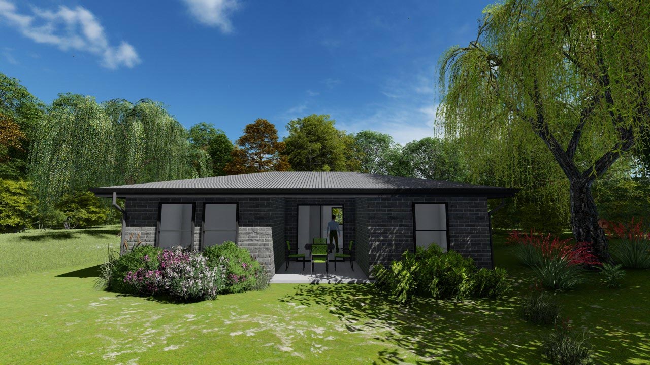 68m2 two bedroom granny flat The Sapphire
