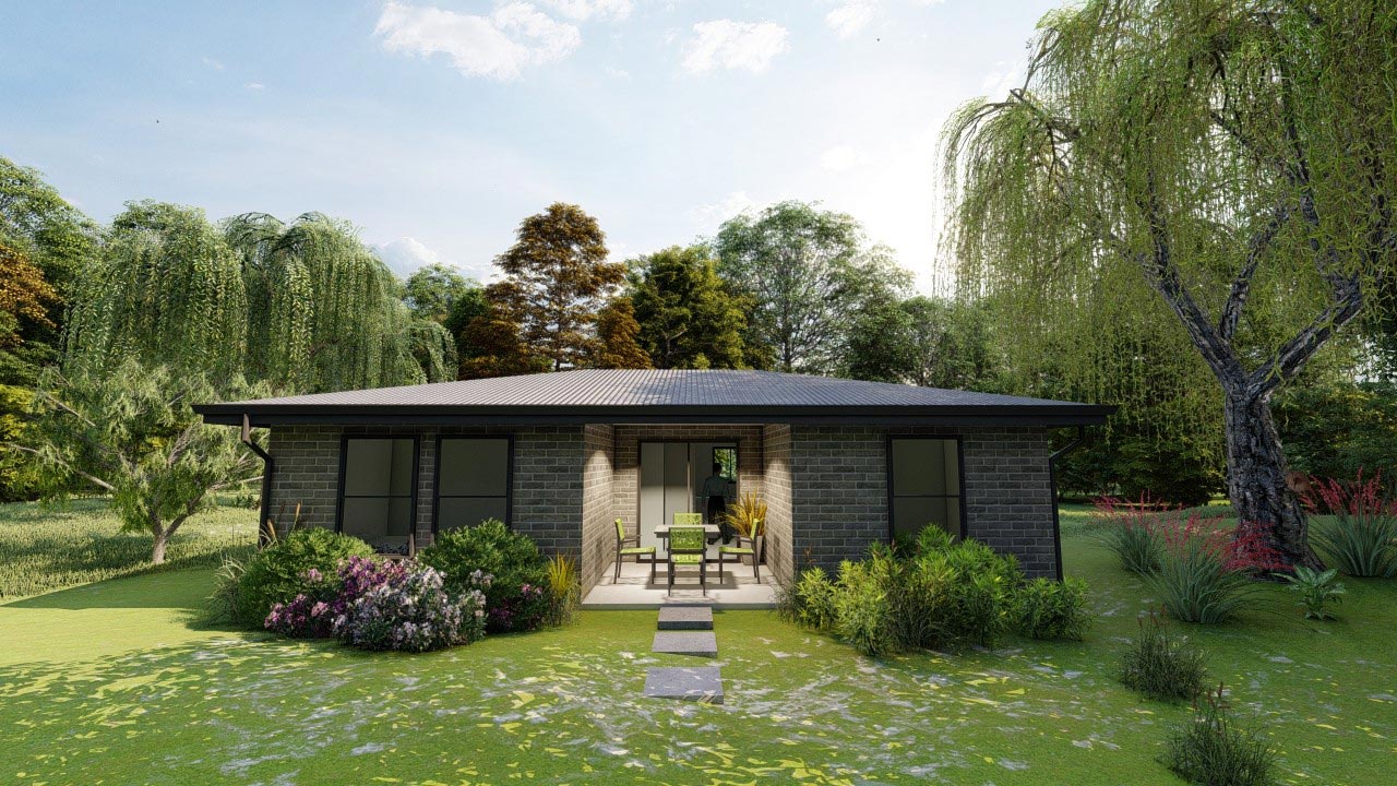 68m2 two bedroom granny flat The Sapphire